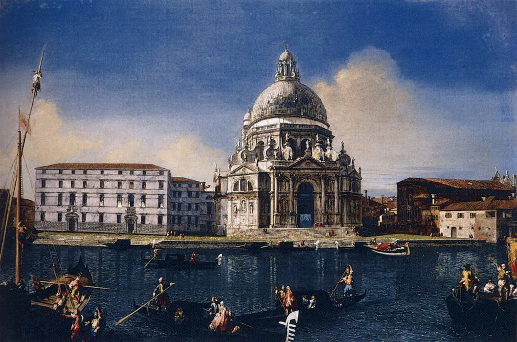 Il Canal Grande con Santa Maria della Salute - Museo Thyssen, Bornemisza, Madrid